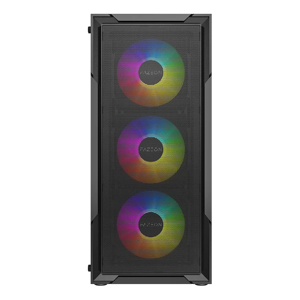 Fazeon F11 ATX 4x Fans RGB Black Tempered Glass Mesh Front 750W PSU 80+ Bronze