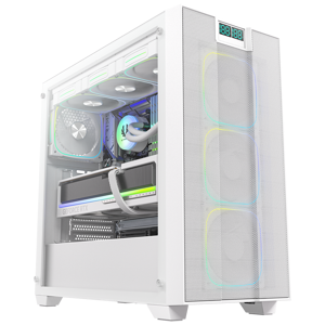 BitFenix IT200 3.1 Mid Tower ATX FRGB White Tempered Glass 750W PSU 80+ Bronze