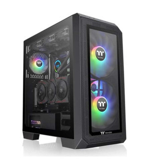 Thermaltake VIEW 300MX CA-1P6-00M1WN-00 PC E-ATX Black Tempered Glass