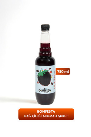 Bonfesta Dağ Çileği Aromalı Kahve ve Kokteyl Şurubu 750 ml - Image 1