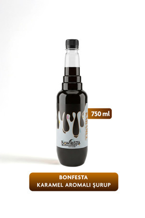 Bonfesta Karamel Aromalı Kahve ve Kokteyl Şurubu 750 ml - Image 1