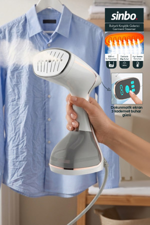 Sinbo Ssı-6634 - Dikey Buharlı Kırışıklık Giderici - 1640W - Beyaz - Image 1
