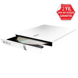 ASUS DVD SDRW-08D2S-U LITE SLIM USB 2.0 BEYAZ - Image 1
