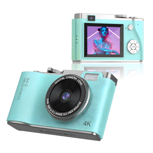 iDragon® LK-003 Mini Dijital Çocuk Fotoğraf Makinesi | Çift Lens, Retro Tasarım, HD Video Kayıt, 16x Zoom, Type-C - Image 1