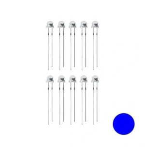 4.8mm Mavi Mantar Led Paketi - 10 Adet - Image 1