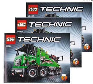 Lego 42008 Service Truck - YAPIM KILAVUZU / STICKER - - Image 1
