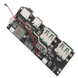 Çift USB 5V 22.5W Ledli Micro Type-C Powerbank Hızlı Şarj Modülü - Image 1