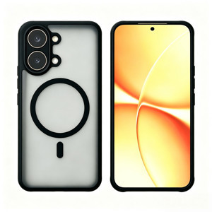 Maks Technology Poco X8 Pro Max Kılıf M-Safe Şarj Özellikli Kamera Korumalı MKST Lunex Kapak - Siyah - Image 1