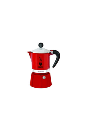 Bialetti Moka Raınbow 6 Cups Rossa - Image 1