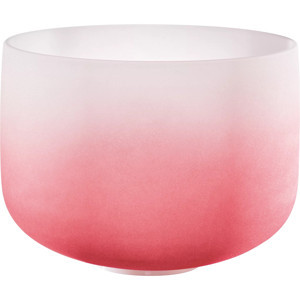 Meinl Sonic Energy CSBC14C Root Chakra 14’’ Crystal Singing Bowl Note C4 (Color Frosted Red) - Image 1