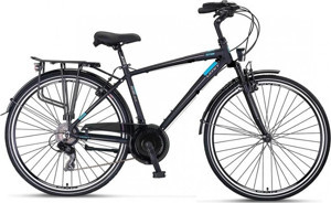 ÜMİT 2832 VENTURA ERKEK ŞEHİR BİSİKLETİ 460H V 28 JANT 21 VİTES SİYAH MAVİ - Image 1