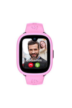 Wiky Watch 5 Plus Akıllı Çocuk Saati - Görüntülü Arama, Gps, Sos, Sağlık Takibi, Güvenli Alan Pembe - Image 1