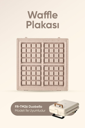 PLAKA FR-TM26 Duobello Çıkarılabilir Waffle Plakası (SADECE PLAKA) - Image 1