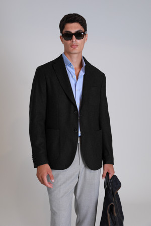 Dor Spor Erkek Blazer Ceket Slim Fit Siyah - Image 1