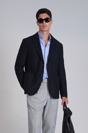 Dor Spor Erkek Blazer Ceket Slim Fit Lacivert - Image 1