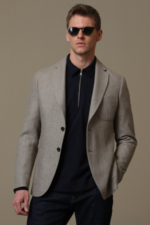 Gabrıel Spor Erkek Blazer Ceket Slim Fit Deve Tüyü - Image 1