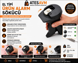 El Tipi Ürün Alarm Sökücü Akusto Manyetik Etiket Sökücü Süper Tag VST Tag Uyumlu - Image 1