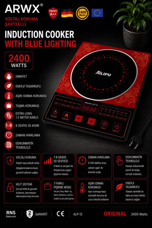 Yeni Nesil Ailipu İndiksiyonlu Lazer Ocak 2400w-2200w - Image 1