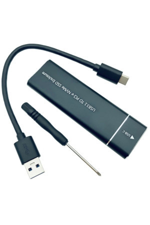 Alfais 4766 Usb 3.1 Type C To Pci-E Express Nvme Ssd M.2 M-Key Hard Disk Kutusu - Image 1