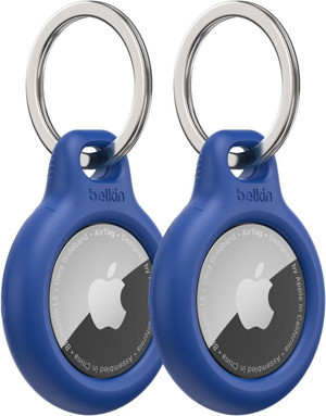 Belkin AirTag anahtarlık kılıfı (Air Tag için güvenli tutucu koruyucu kılıf, çizilmeye karşı korumalı aksesuar), 2'li pa - Image 1