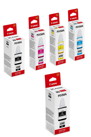 Canon Gı490 Pıxma Kartuş Dolum Mürekkebi Takımı +1 Siyah Mürekkep Cngı490-G3411/G1411-Bk - Image 1