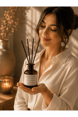 Steelia 2’Li Premium Oda Kokusu Seti | Oud Dream | 550 Ml Oda Spreyi + 120 Ml Bambu Oda Kokusu - Image 1