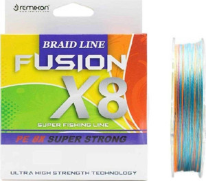 Remixon Fusion x8 MultiColor İp Olta Misinası 300mt 0.30 mm - Image 1