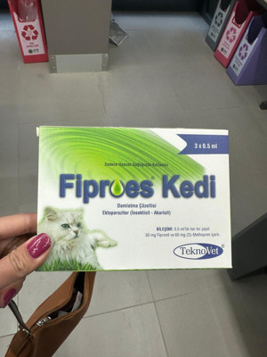 FİPROESs kedi 1 kutu 3 pipet - Image 1