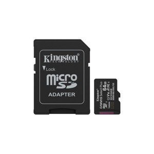 Kingston 64 GB KINGSTON CANVAS SELECT PLUS MICRO SD CARD CL10 SDCS3/64GB
