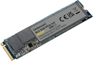 Intenso MI500 Gen.4x4 500GB NVMe M.2 2280 Okuma 5300 MB/s Yazma 4000 MB/s