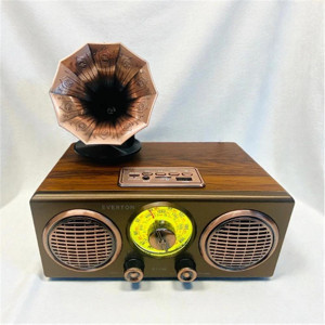 Everton Rt-748 Bluetooth Fm-Usb-Tf-Aux Şarjlı Nostaljik Radyo (KDO) - Image 1