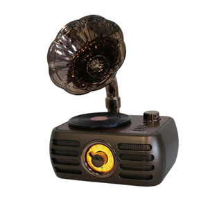 Everton Rt-704 Gramafonlu Bluetooth Fm-Usb-Tf-Aux Şarjlı Nostaljik Radyo (KDO) - Image 1