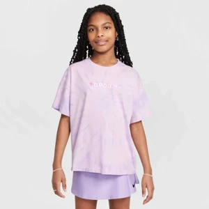 Sportswear Tee Adapt Tween Mor Pamuklu Kız Çocuk Tişört - Image 1
