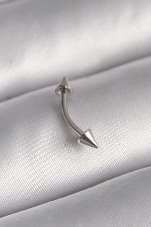 Netafast 316L Çelik Gümüş Renk Çivi Model Piercing 5886 - TEOLSA2408-8979 - Image 1