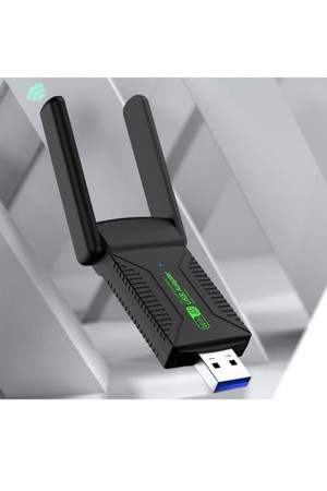 Tastech 2.4G/5Ghz 1300Mbps WiFi USB3.0 Adaptörü Wi-Fi Dongle Alıcısı Yüksek Hızlı Sürücüsüz - Image 1