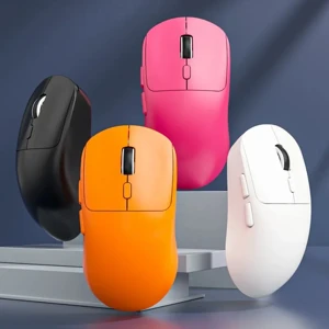 3 Modlu Kablosuz Oyun Mouse Type-C Şarjlı Bluetooth 2.4GHz Dual Mode 6400 DPI Ultra S203 beyaz - Image 1