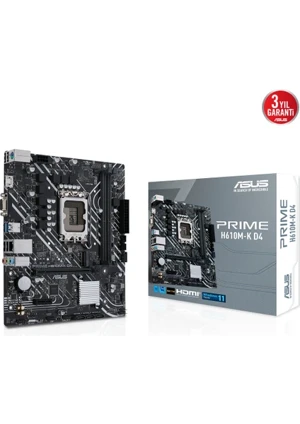 ASUS Teknodayım ASUS INTEL PRIME H610M-K D4 ARGB