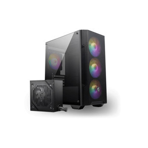 MSI TEKNODAYIM MAG FORGE M100A D60 BRONZE mATX 3x120mm+1x120mm Fans ARGB acrylic 600W PSU 80+ Bronze