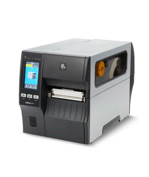 TT Printer ZT411; 4", 203 dpi, Euro and UK cord, Serial, USB, 10/100 Ethernet, Bluetooth 4.1/MF - Image 1
