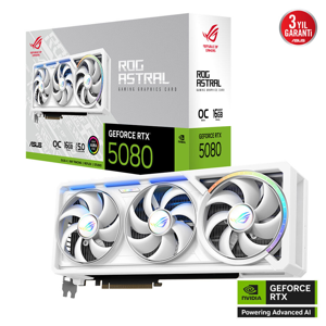ASUS RTX 5080 GAMING SERIES WHITE