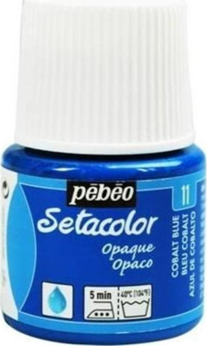 Pebeo Setacolor Opak Kumaş Boyası 11 COBALT BLUE - Image 1