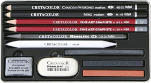 Cretacolor Teacher's Choice Drawing Set Profesyonel Çizim Seti 11 Parça Metal Kutu (400 33) - Image 1