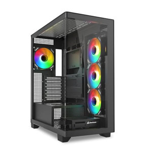 Endorfy SHARKOON PSUSUZ FAN ELITE SHARK CA500 Mid Tower 4x Fans Black