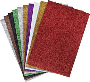Nova Color Simli Karton 10 Renk 20x30 cm  - Image 1