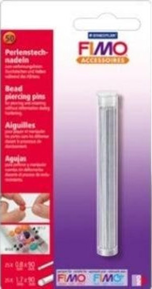 Staedtler Fimo Bead-Piercing Needles Boncuk Delme İğneleri 50'li Blister - Image 1