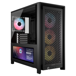 Corsair FRAME 4000D LCD RS Mid Tower E-ATX ARGB Black Tempered Glass Display 1000W PSU 80+ Gold