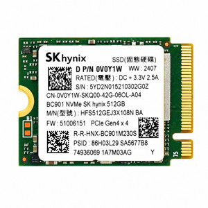 SK hynix BC901 512GB NVMe M.2 2230 PCIe 4.0