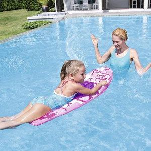 Bestway 42046 Tutmalı Sörf Deniz Yatağı Pembe 114X46CM - Image 1