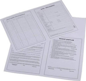 Mcolor Kira Sözleşmesi 10 Adet - Image 1