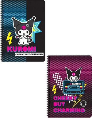 Keskin Color Kuromi A4 80 Yaprak Karton Kapak Defter 2 li Set 1 - Image 1